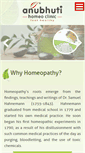 Mobile Screenshot of anubhutihomeo.org